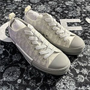 Dior White and Gray Sneakers 42